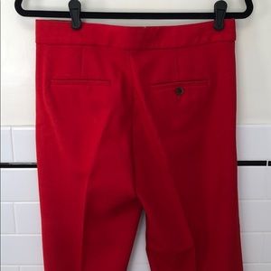 J. Crew Pants - Bright red cropped trousers J. Crew Pants - Bright red cropped trousers